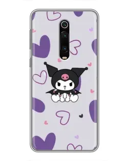 Чохол для Xiaomi Redmi K20 з картинкою «Kuromi та лавандові серця»