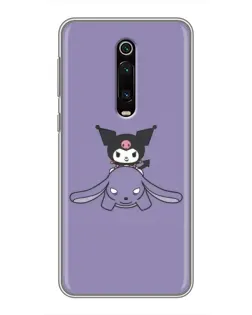 Чохол для Xiaomi Redmi K20 з картинкою «Kuromi на ліловому фоні»
