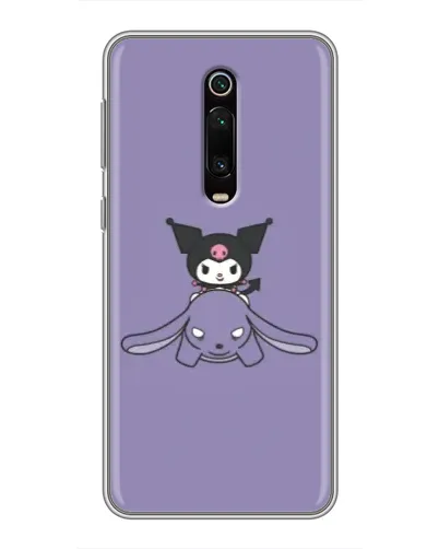 Чохол для Xiaomi Redmi K20 з картинкою «Kuromi на ліловому фоні»