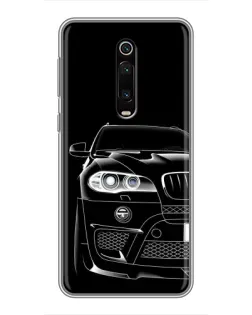 Чохол для Xiaomi Redmi K20 з картинкою «Темний силует BMW»