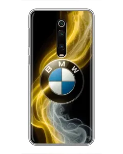 Чохол для Xiaomi Redmi K20 з картинкою «Золотистий дим BMW»