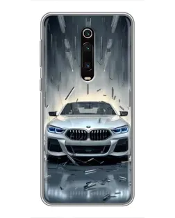 Чохол для Xiaomi Redmi K20 з картинкою «BMW у світлі фар»