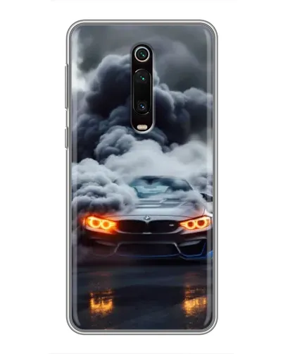 Чохол для Xiaomi Redmi K20 з картинкою «BMW у диму» Чохол для Xiaomi Redmi K20 з картинкою «BMW у диму»