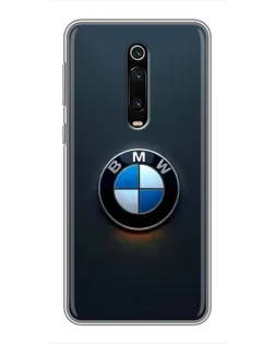 Чохол для Xiaomi Redmi K20 з картинкою «Логотип BMW — мінімалізм»