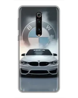 Чохол для Xiaomi Redmi K20 з картинкою «BMW в білому диму»