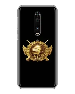 Чохол для Xiaomi Redmi K20 з картинкою «PUBG — помаранчевий градієнт»