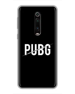 Чохол для Xiaomi Redmi K20 з картинкою «PUBG — білий логотип»