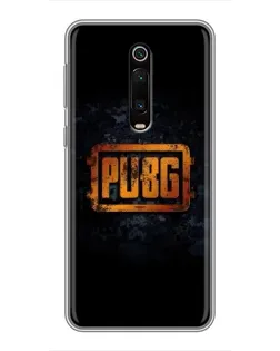 Чохол для Xiaomi Redmi K20 з картинкою «PUBG — золотий логотип»