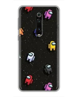 Чохол для Xiaomi Redmi K20 з картинкою «Космічний патерн Among Us»