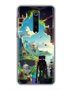 Чохол для Xiaomi Redmi K20 з картинкою «Ендермен у лісі» Чохол для Xiaomi Redmi K20 з картинкою «Ендермен у лісі»