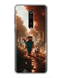 Чохол для Xiaomi Redmi K20 з картинкою «Стів у лісі» Чохол для Xiaomi Redmi K20 з картинкою «Стів у лісі»