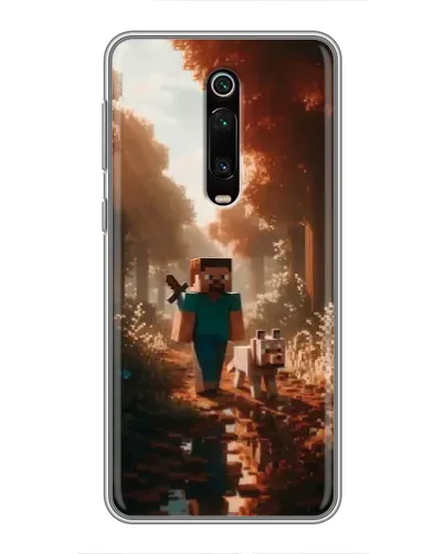 Чохол для Xiaomi Redmi K20 з картинкою «Стів у лісі» Чохол для Xiaomi Redmi K20 з картинкою «Стів у лісі»