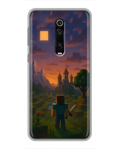 Чохол для Xiaomi Redmi K20 з картинкою «Стів біля вежі» Чохол для Xiaomi Redmi K20 з картинкою «Стів біля вежі»