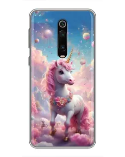 Чехол для Xiaomi Redmi K20 с картинкой «Единорог среди облаков»