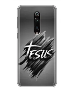 Чехол для Xiaomi Redmi K20 с картинкой «Надпись Jesus Graffiti»