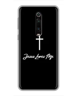 Чехол для Xiaomi Redmi K20 с картинкой «Иисус любит тебя»