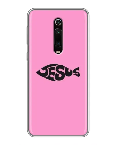 Чехол для Xiaomi Redmi K20 с картинкой «Розовый символ Jesus» Чехол для Xiaomi Redmi K20 с картинкой «Розовый символ Jesus»