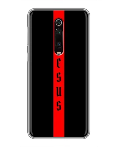 Чехол для Xiaomi Redmi K20 с картинкой «Красная линия веры» Чехол для Xiaomi Redmi K20 с картинкой «Красная линия веры»