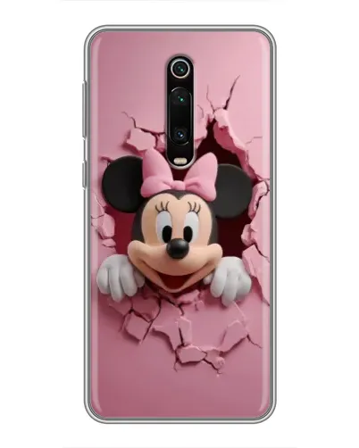 Чехол для Xiaomi Redmi K20 с картинкой «Минни сквозь стену»