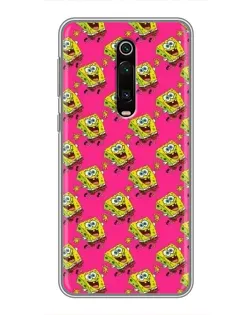 Чехол для Xiaomi Redmi K20 с картинкой «Розовый паттерн»