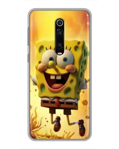 Чехол для Xiaomi Redmi K20 с картинкой «Губка Боб прыгает» Чехол для Xiaomi Redmi K20 с картинкой «Губка Боб прыгает»