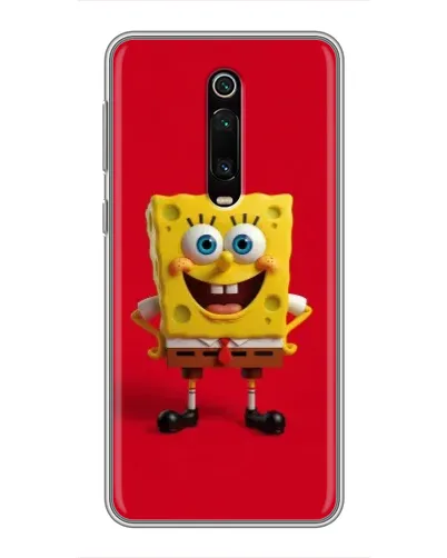 Чехол для Xiaomi Redmi K20 с картинкой «Спанч Боб на красном» Чехол для Xiaomi Redmi K20 с картинкой «Спанч Боб на красном»