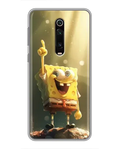 Чехол для Xiaomi Redmi K20 с картинкой «Сияющий Спанч Боб» Чехол для Xiaomi Redmi K20 с картинкой «Сияющий Спанч Боб»