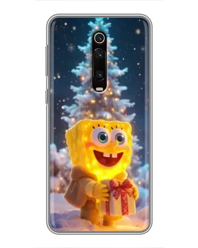 Чехол для Xiaomi Redmi K20 с картинкой «Рождественский Спанч Боб» Чехол для Xiaomi Redmi K20 с картинкой «Рождественский Спанч Боб»