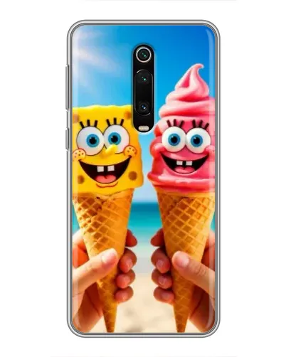 Чехол для Xiaomi Redmi K20 с картинкой «Спанч Боб мороженое» Чехол для Xiaomi Redmi K20 с картинкой «Спанч Боб мороженое»