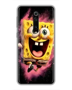 Чехол для Xiaomi Redmi K20 с картинкой «Взрывной Спанч Боб»