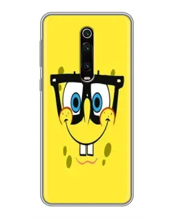 Чехол для Xiaomi Redmi K20 с картинкой «Минималистичный Спанч Боб»