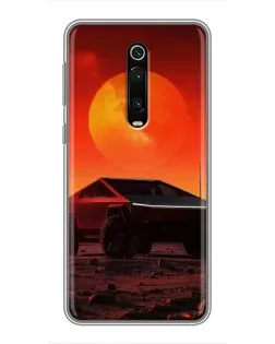 Чохол для Xiaomi Redmi K20 з картинкою «Cybertruck на Марсі»