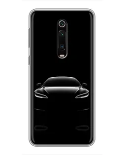 Чохол для Xiaomi Redmi K20 з картинкою «Силует Tesla Night»