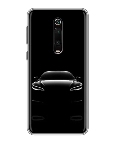 Чохол для Xiaomi Redmi K20 з картинкою «Силует Tesla Night»