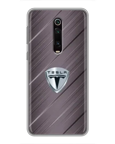 Чохол для Xiaomi Redmi K20 з картинкою «Металева текстура Tesla»