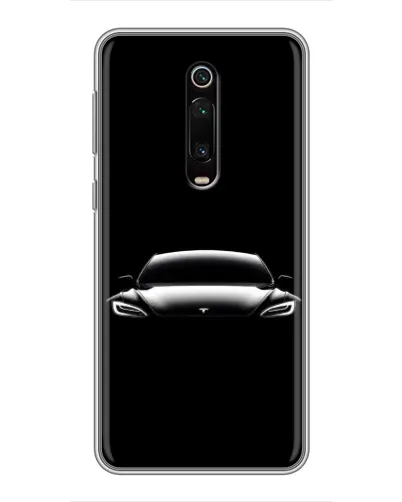 Чохол для Xiaomi Redmi K20 з картинкою «Фари Tesla Night»