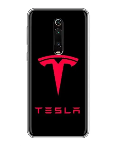 Чохол для Xiaomi Redmi K20 з картинкою «Tesla Red Logo»