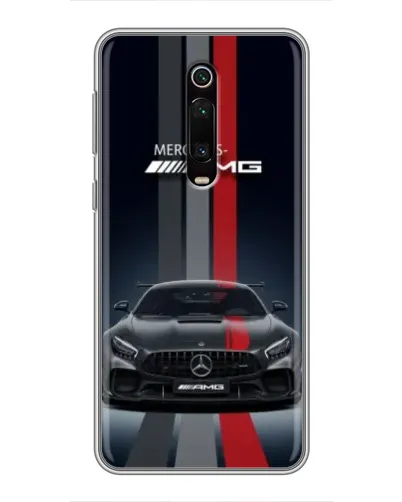 Чохол для Xiaomi Redmi K20 з картинкою «Mercedes — білий карбон» Чохол для Xiaomi Redmi K20 з картинкою «Mercedes — білий карбон»