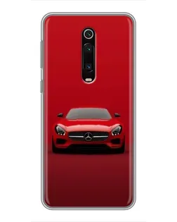 Чохол для Xiaomi Redmi K20 з картинкою «Червоний Mercedes AMG»