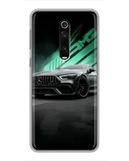 Чохол для Xiaomi Redmi K20 з картинкою «Темний Mercedes AMG»