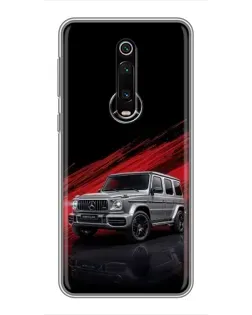 Чохол для Xiaomi Redmi K20 з картинкою «Mercedes G-Class червоний»