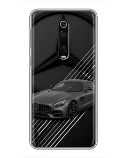 Чохол для Xiaomi Redmi K20 з картинкою «Mercedes AMG — графіка»