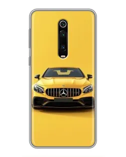 Чохол для Xiaomi Redmi K20 з картинкою «Жовтий Mercedes GT»