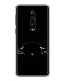 Чехол для Xiaomi Redmi K20 с картинкой «Mercedes — силуэт авто» Чехол для Xiaomi Redmi K20 с картинкой «Mercedes — силуэт авто»