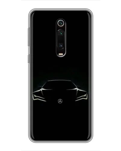 Чехол для Xiaomi Redmi K20 с картинкой «Mercedes — силуэт авто» Чехол для Xiaomi Redmi K20 с картинкой «Mercedes — силуэт авто»