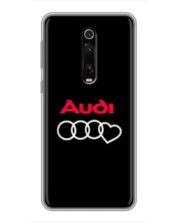 Чохол для Xiaomi Redmi K20 з картинкою «Логотип Audi Heart»