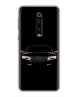 Чохол для Xiaomi Redmi K20 з картинкою «Audi — нічний контур»