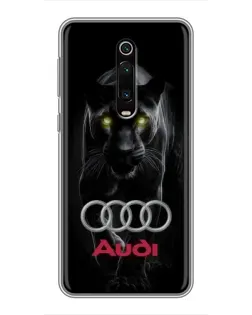 Чохол для Xiaomi Redmi K20 з картинкою «Пантера та Audi»