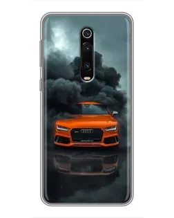 Чохол для Xiaomi Redmi K20 з картинкою «Audi у хмарах диму»
