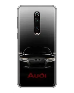 Чохол для Xiaomi Redmi K20 з картинкою «Audi — градієнтний контур»